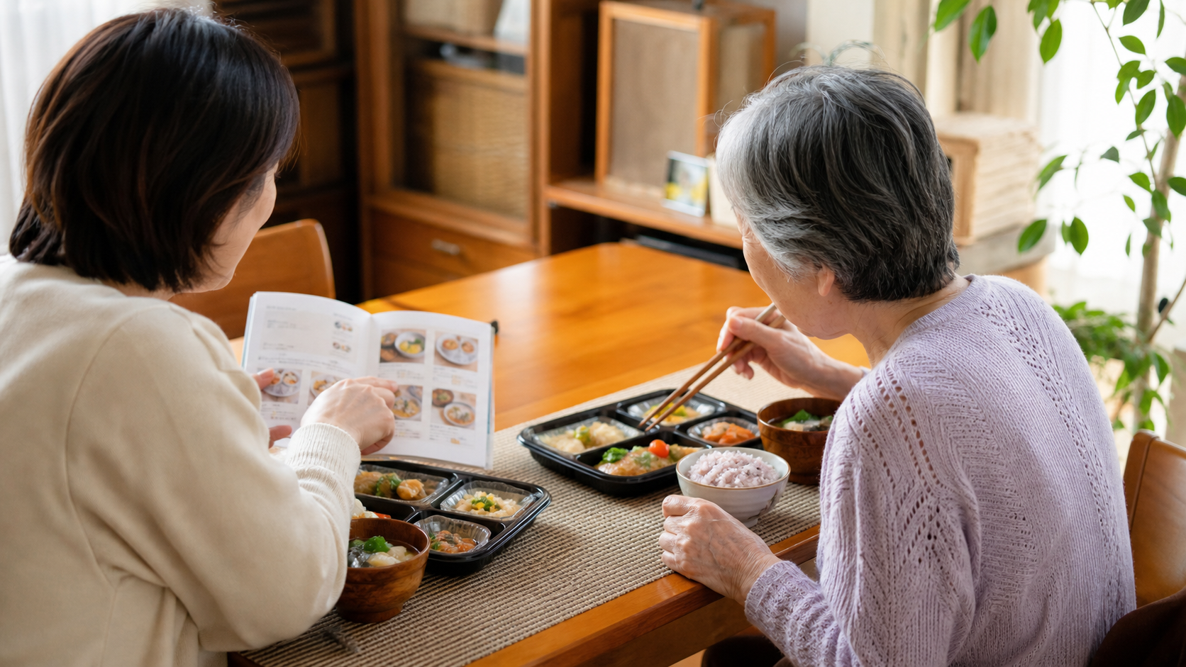 ワタミの宅食が向いている人と向かない人を表すリアルな食卓画像