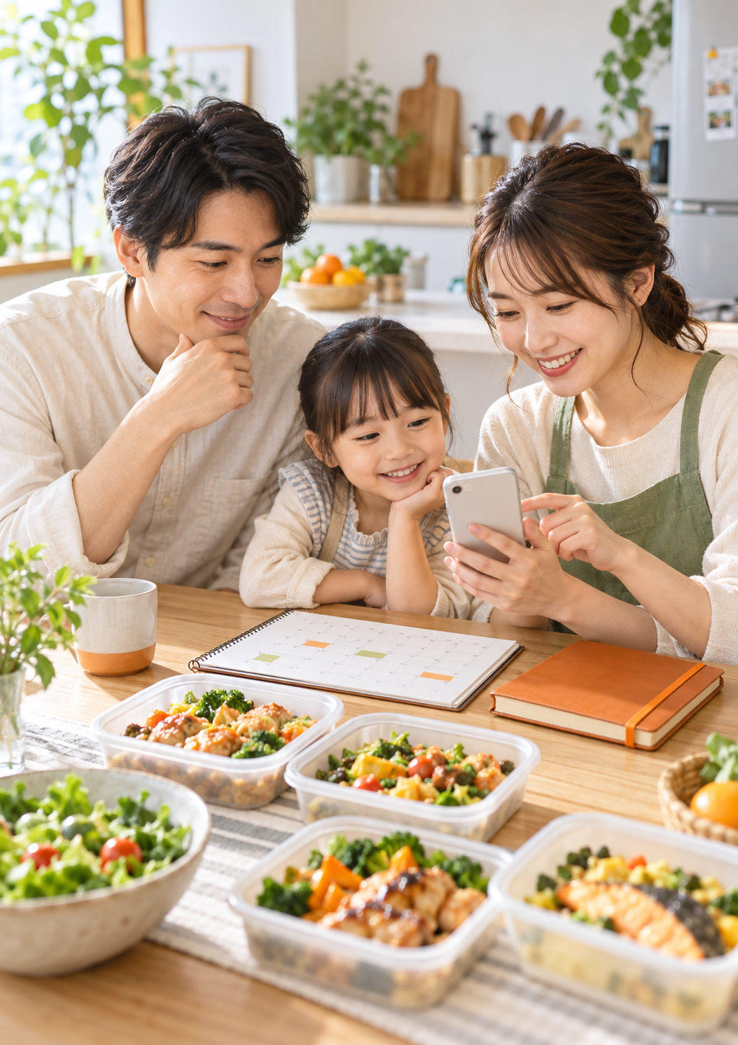 初回価格と継続費用を比較してツクリオを選ぶ家族のイメージ画像